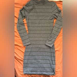 Cotton On-Mock neck LS bodycon mini dress